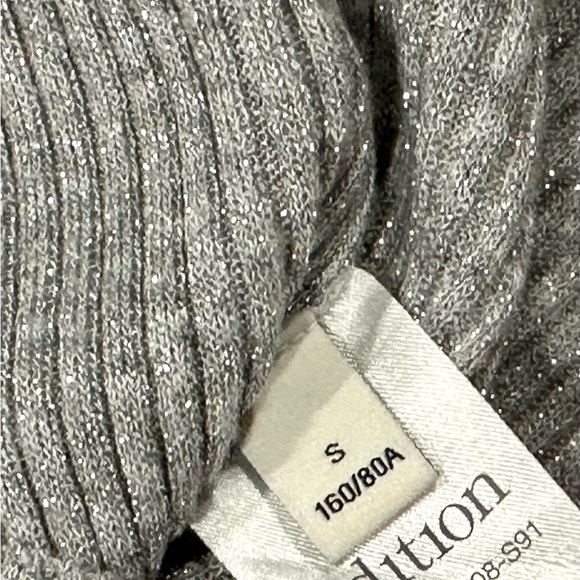 Edition brand women’s Christmas sweater shiny super elegant knit long sleeves - Picture 3 of 3